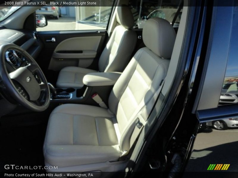 Black / Medium Light Stone 2008 Ford Taurus X SEL