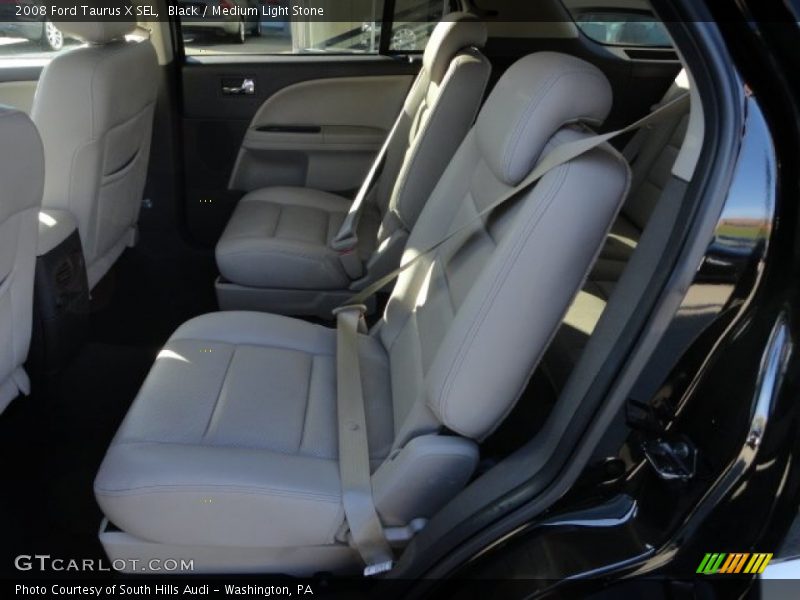 Black / Medium Light Stone 2008 Ford Taurus X SEL