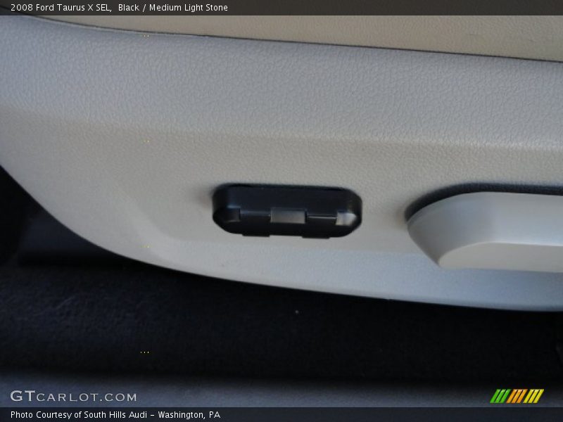 Black / Medium Light Stone 2008 Ford Taurus X SEL