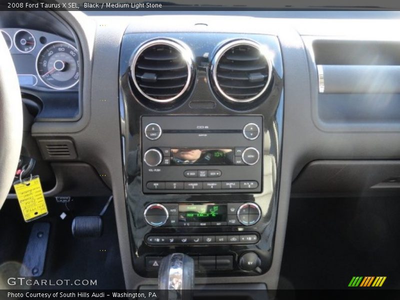 Black / Medium Light Stone 2008 Ford Taurus X SEL