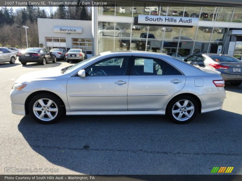 Titanium Metallic / Dark Charcoal 2007 Toyota Camry SE