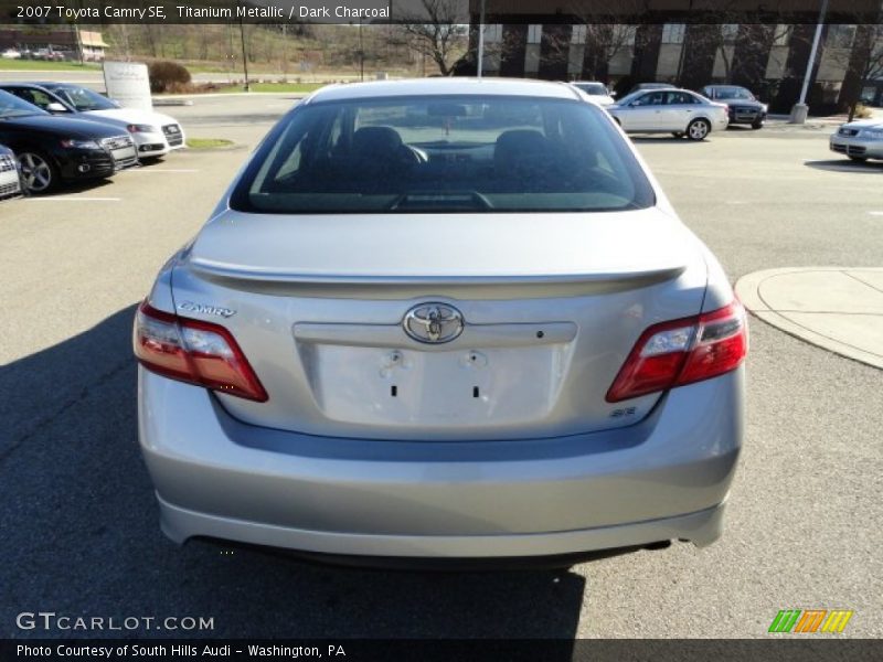Titanium Metallic / Dark Charcoal 2007 Toyota Camry SE
