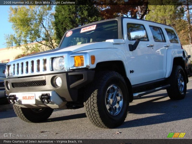 Birch White / Light Cashmere 2008 Hummer H3 X