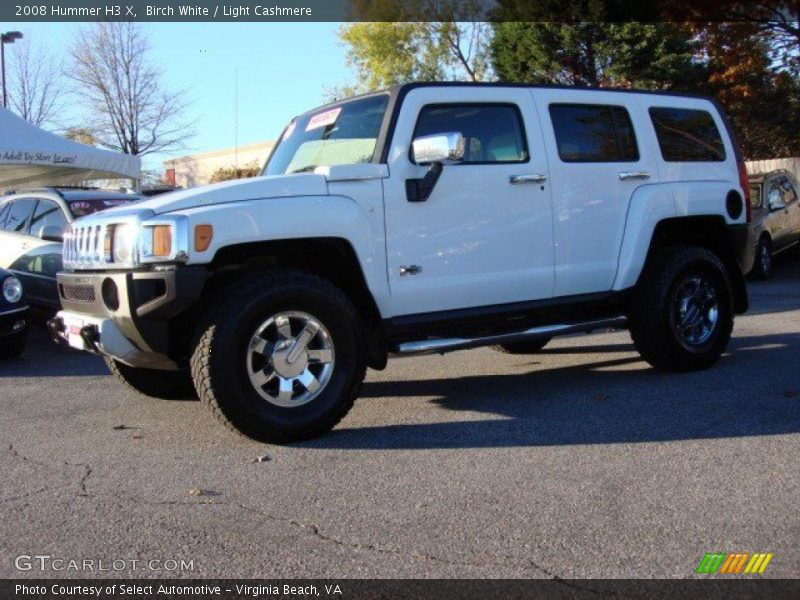 Birch White / Light Cashmere 2008 Hummer H3 X
