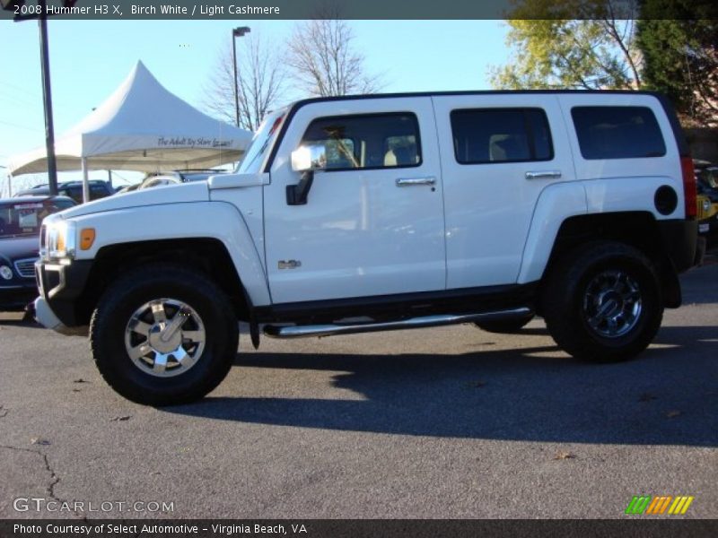 Birch White / Light Cashmere 2008 Hummer H3 X