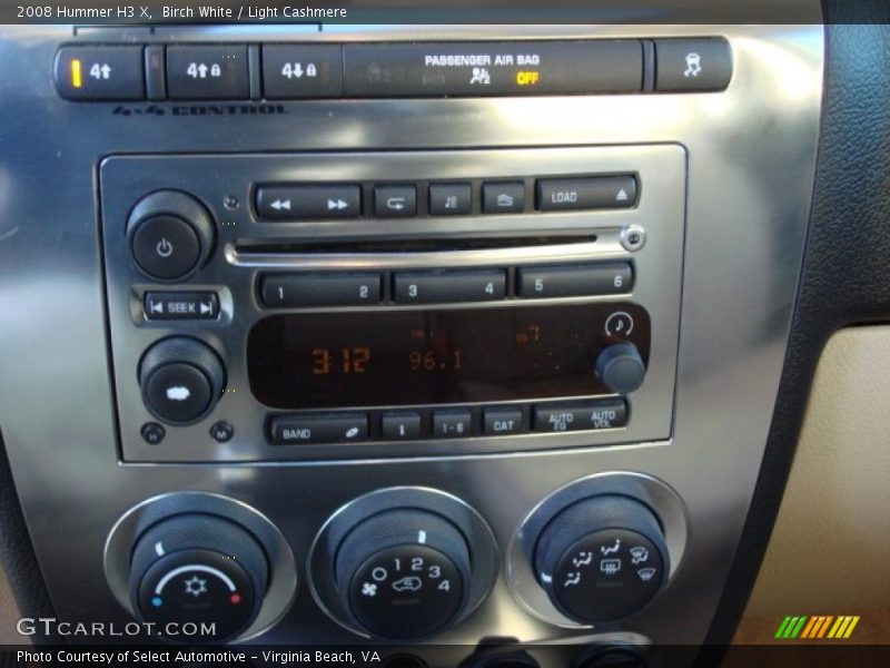 Birch White / Light Cashmere 2008 Hummer H3 X