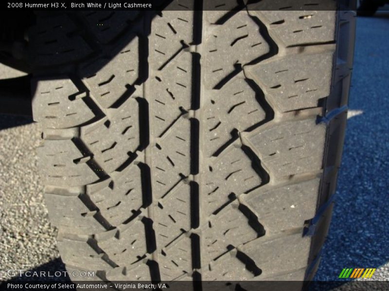 Birch White / Light Cashmere 2008 Hummer H3 X