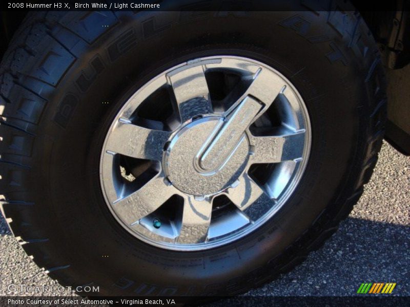 Birch White / Light Cashmere 2008 Hummer H3 X