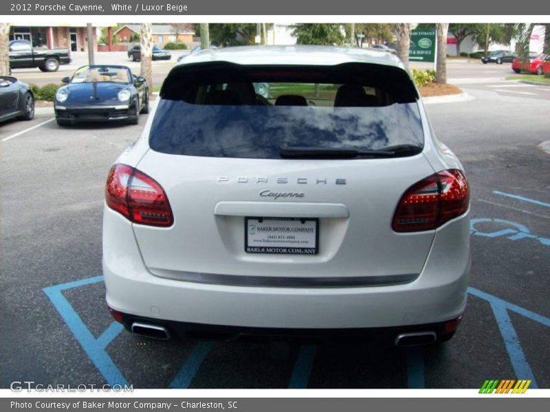 White / Luxor Beige 2012 Porsche Cayenne