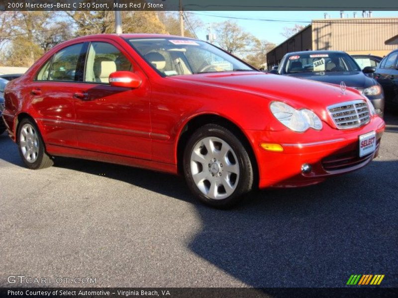 Mars Red / Stone 2006 Mercedes-Benz C 350 Sport
