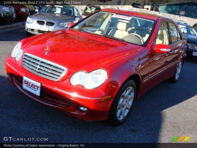Mars Red / Stone 2006 Mercedes-Benz C 350 Sport