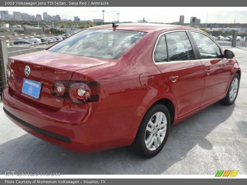 Salsa Red / Anthracite 2009 Volkswagen Jetta TDI Sedan