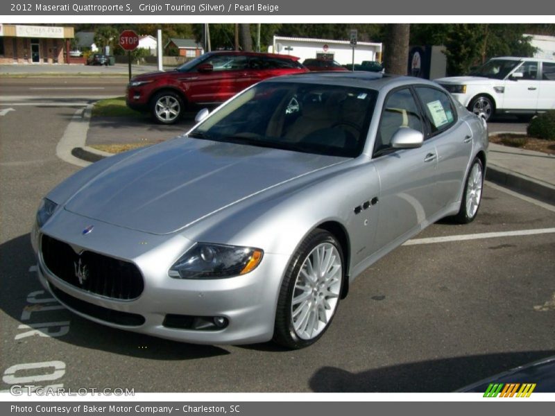 Grigio Touring (Silver) / Pearl Beige 2012 Maserati Quattroporte S
