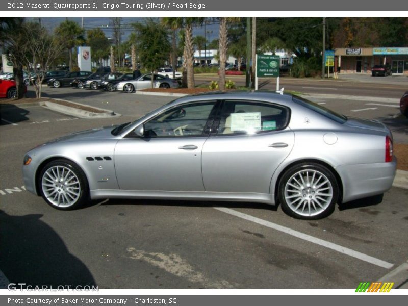 Grigio Touring (Silver) / Pearl Beige 2012 Maserati Quattroporte S