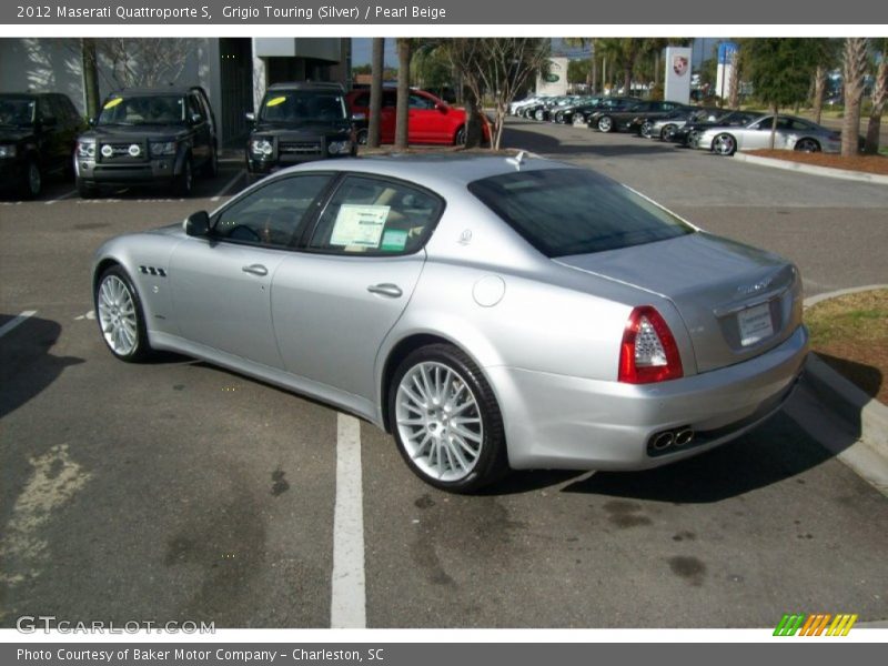 Grigio Touring (Silver) / Pearl Beige 2012 Maserati Quattroporte S