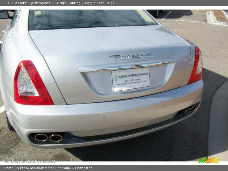 Grigio Touring (Silver) / Pearl Beige 2012 Maserati Quattroporte S