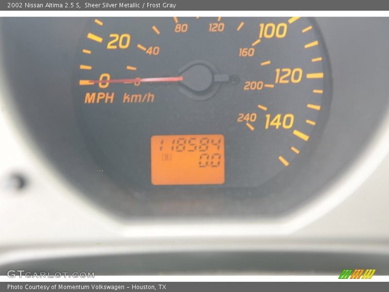 Sheer Silver Metallic / Frost Gray 2002 Nissan Altima 2.5 S