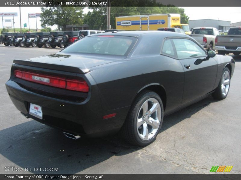 Black / Dark Slate Gray 2011 Dodge Challenger R/T Plus