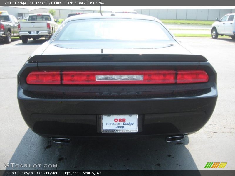 Black / Dark Slate Gray 2011 Dodge Challenger R/T Plus