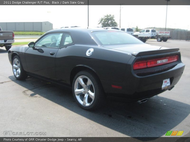 Black / Dark Slate Gray 2011 Dodge Challenger R/T Plus