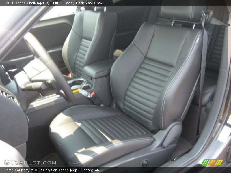 Black / Dark Slate Gray 2011 Dodge Challenger R/T Plus