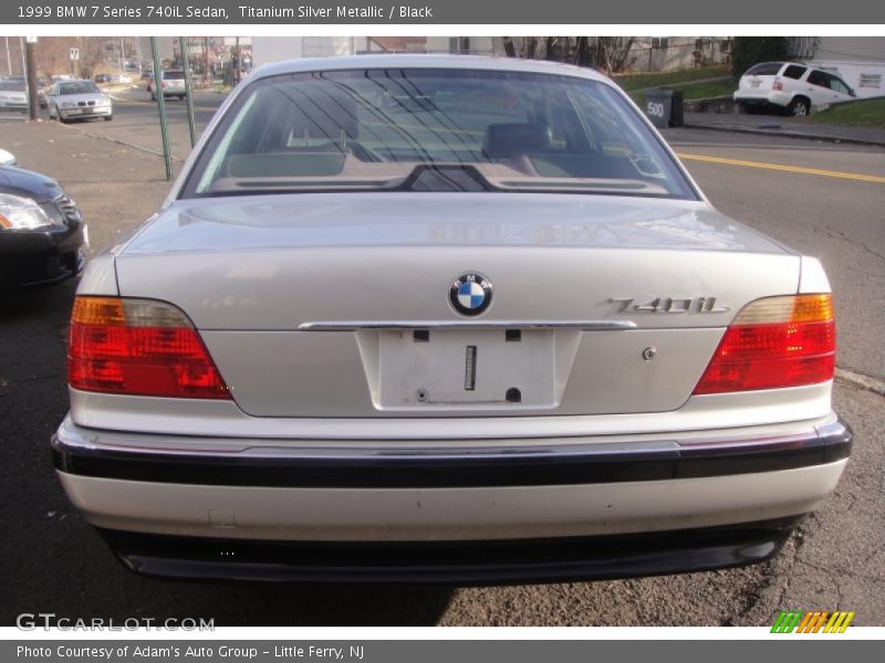 Titanium Silver Metallic / Black 1999 BMW 7 Series 740iL Sedan