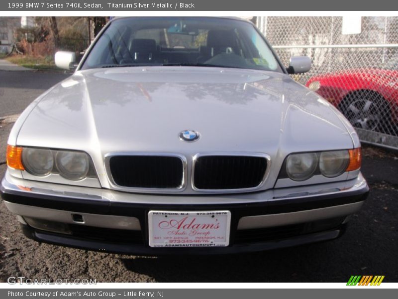 Titanium Silver Metallic / Black 1999 BMW 7 Series 740iL Sedan