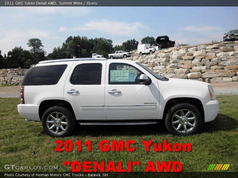 Summit White / Ebony 2011 GMC Yukon Denali AWD