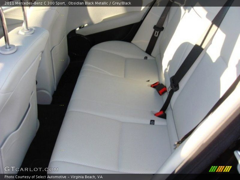 Obsidian Black Metallic / Grey/Black 2011 Mercedes-Benz C 300 Sport