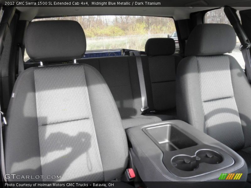Midnight Blue Metallic / Dark Titanium 2012 GMC Sierra 1500 SL Extended Cab 4x4
