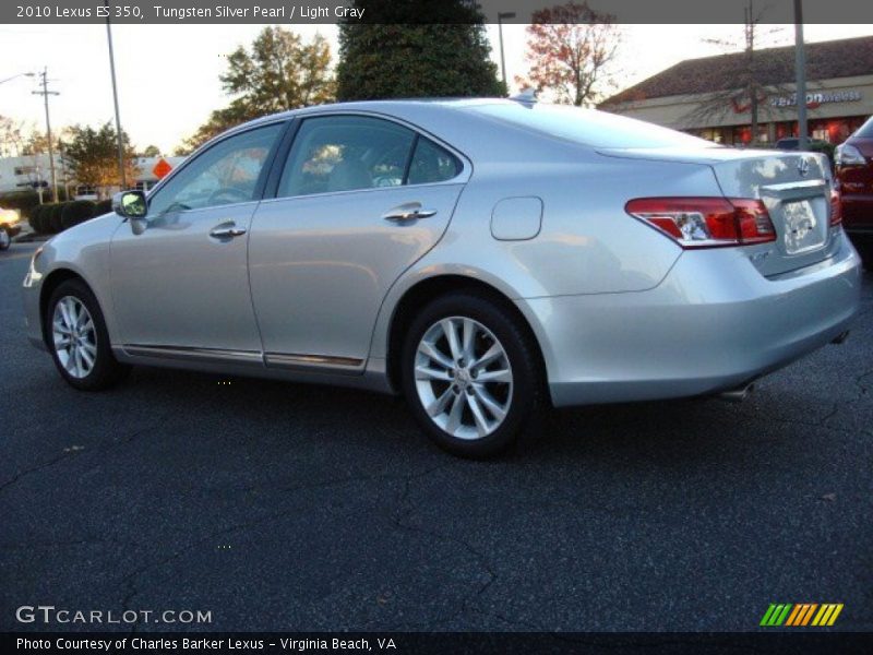 Tungsten Silver Pearl / Light Gray 2010 Lexus ES 350