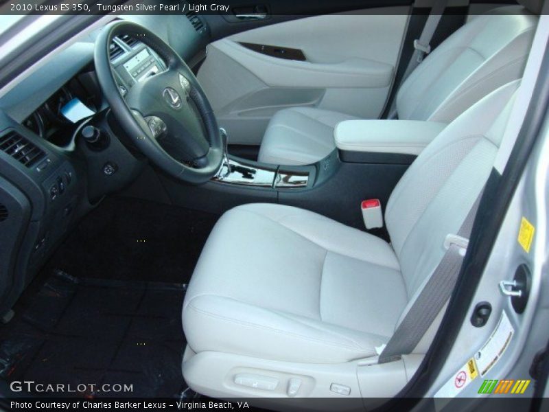 Tungsten Silver Pearl / Light Gray 2010 Lexus ES 350