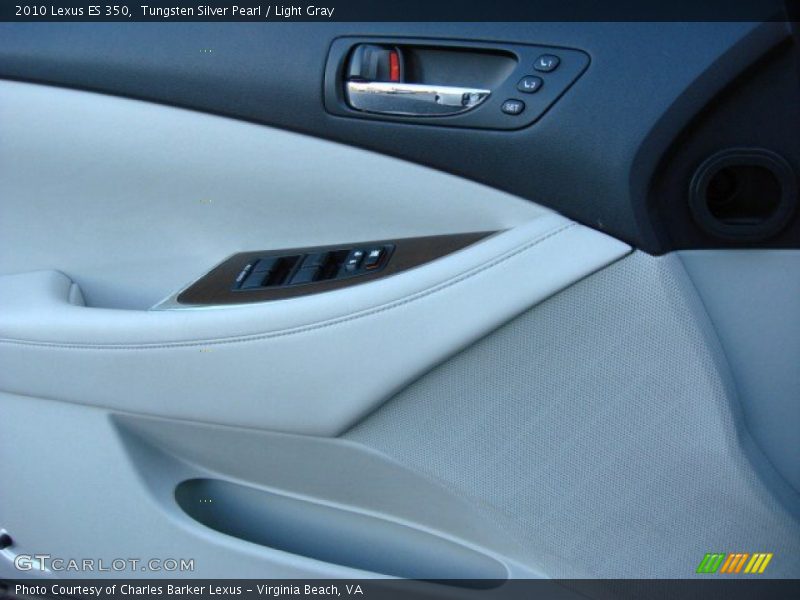 Tungsten Silver Pearl / Light Gray 2010 Lexus ES 350