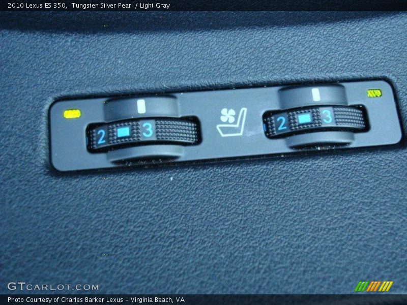 Tungsten Silver Pearl / Light Gray 2010 Lexus ES 350