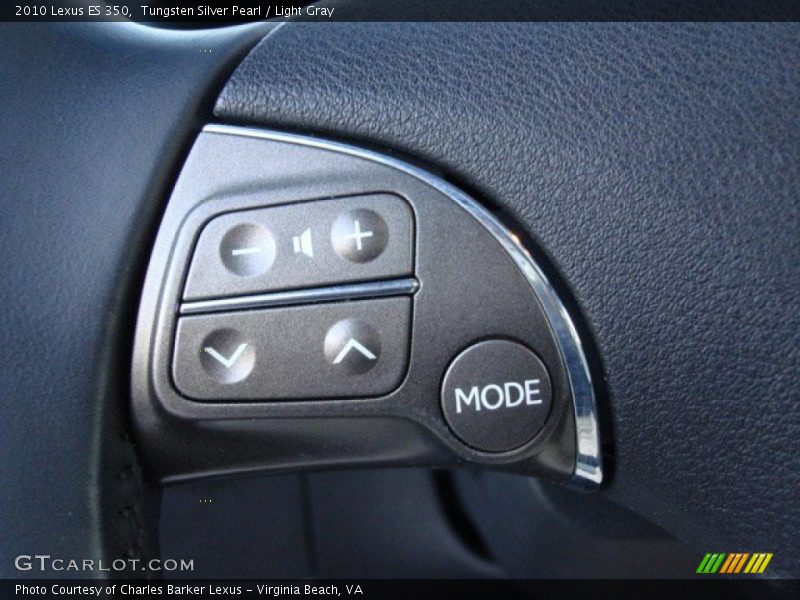 Tungsten Silver Pearl / Light Gray 2010 Lexus ES 350