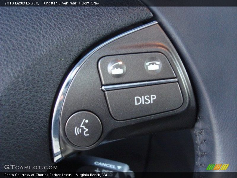 Tungsten Silver Pearl / Light Gray 2010 Lexus ES 350