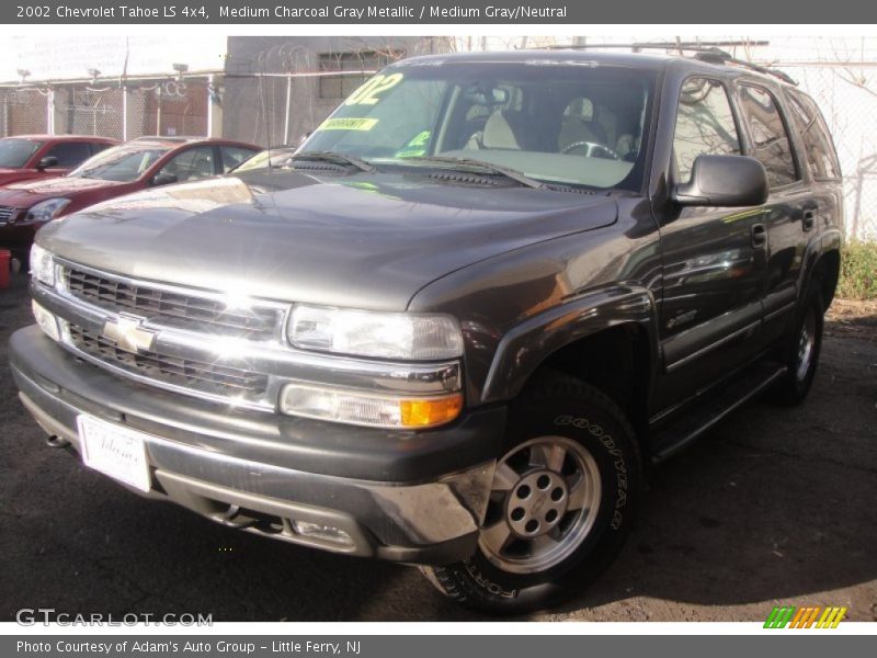 Medium Charcoal Gray Metallic / Medium Gray/Neutral 2002 Chevrolet Tahoe LS 4x4