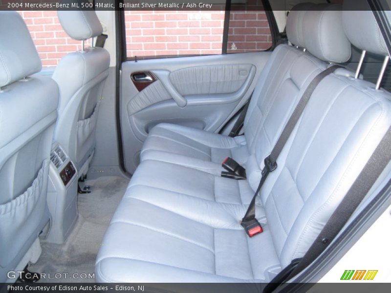 Brilliant Silver Metallic / Ash Grey 2004 Mercedes-Benz ML 500 4Matic