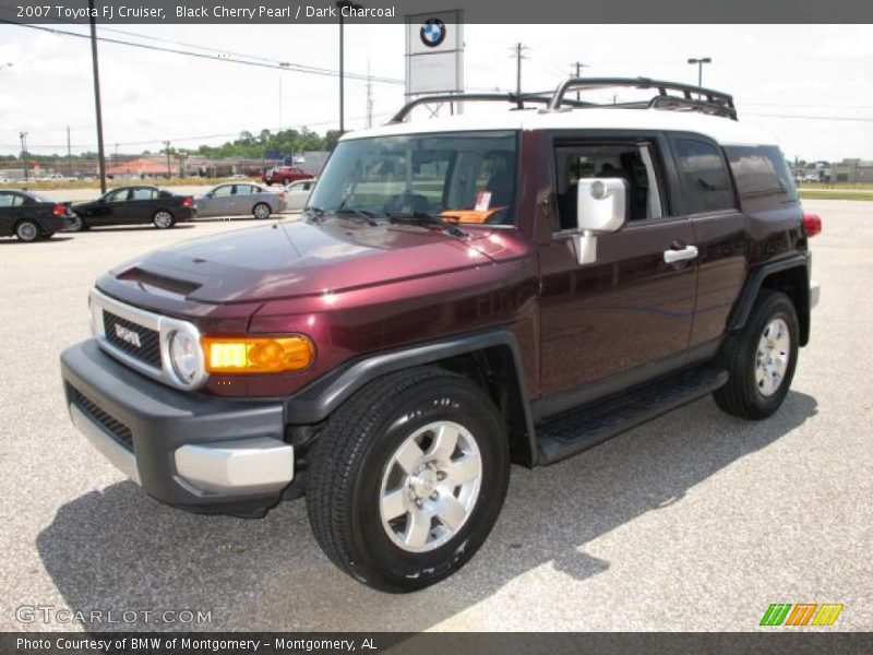 Black Cherry Pearl / Dark Charcoal 2007 Toyota FJ Cruiser
