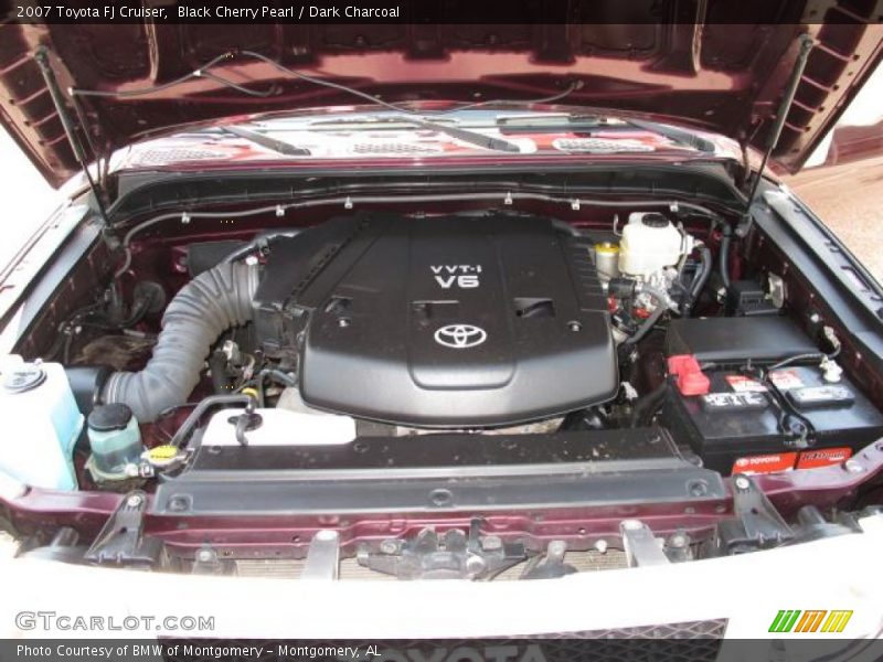 Black Cherry Pearl / Dark Charcoal 2007 Toyota FJ Cruiser