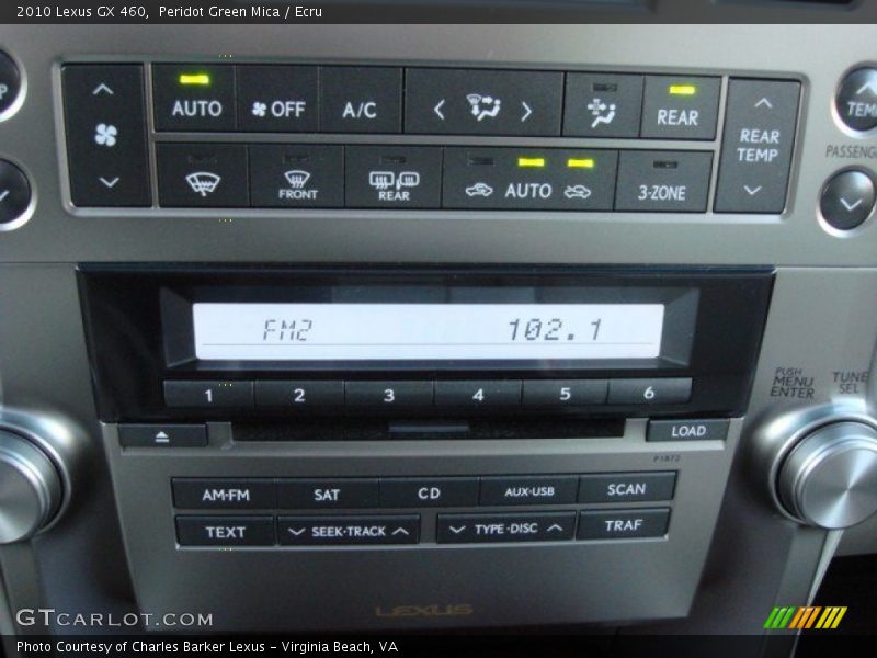 Peridot Green Mica / Ecru 2010 Lexus GX 460