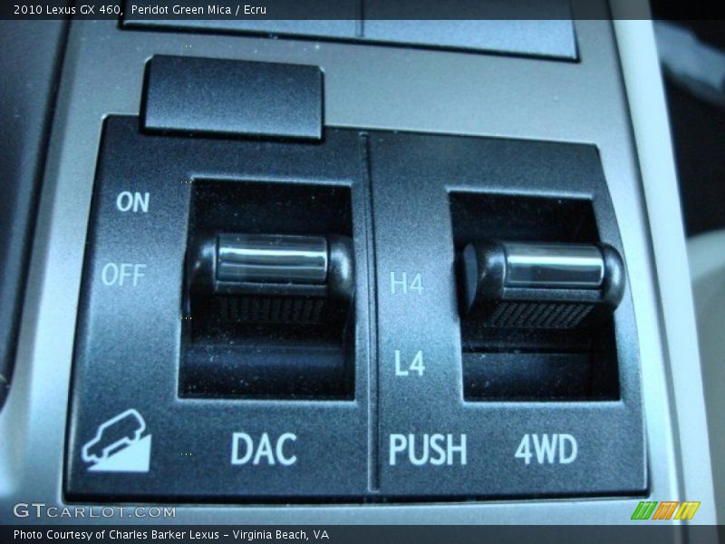 Controls of 2010 GX 460