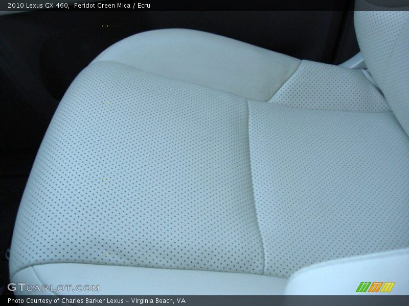 Peridot Green Mica / Ecru 2010 Lexus GX 460