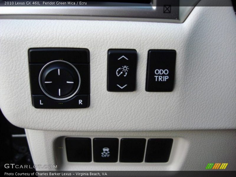Controls of 2010 GX 460