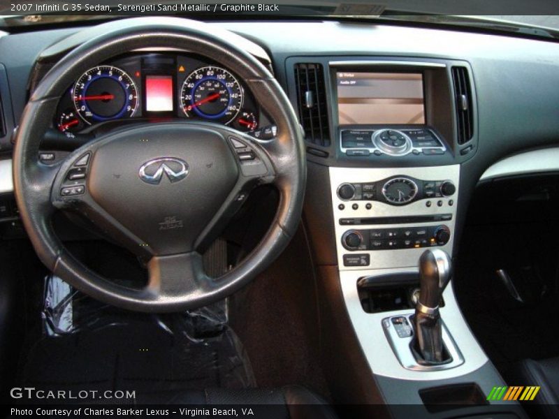 Serengeti Sand Metallic / Graphite Black 2007 Infiniti G 35 Sedan