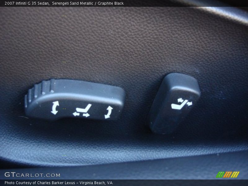Serengeti Sand Metallic / Graphite Black 2007 Infiniti G 35 Sedan