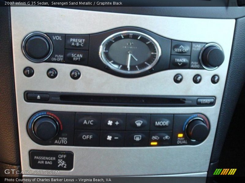 Serengeti Sand Metallic / Graphite Black 2007 Infiniti G 35 Sedan