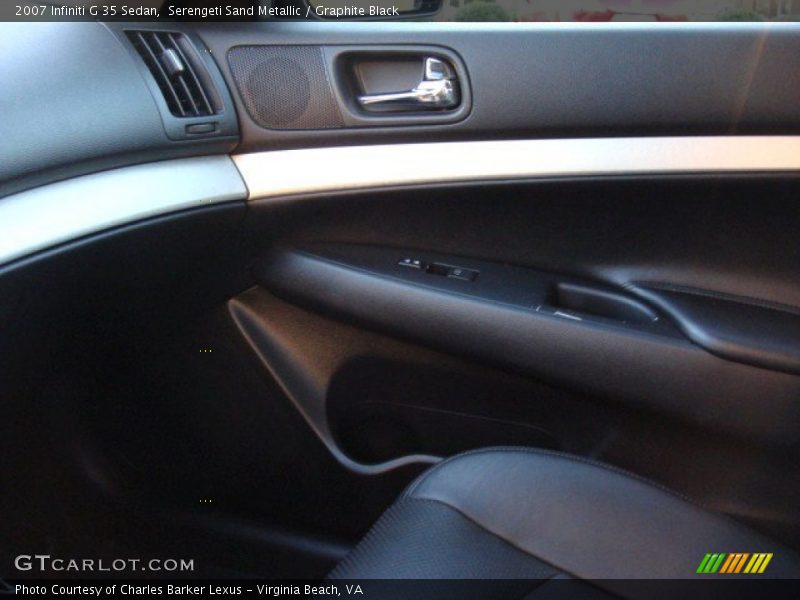 Serengeti Sand Metallic / Graphite Black 2007 Infiniti G 35 Sedan