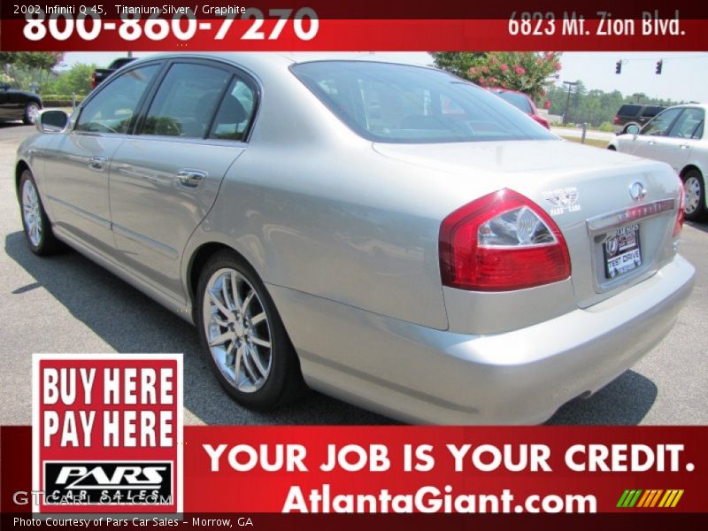 Titanium Silver / Graphite 2002 Infiniti Q 45