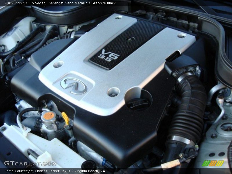 Serengeti Sand Metallic / Graphite Black 2007 Infiniti G 35 Sedan
